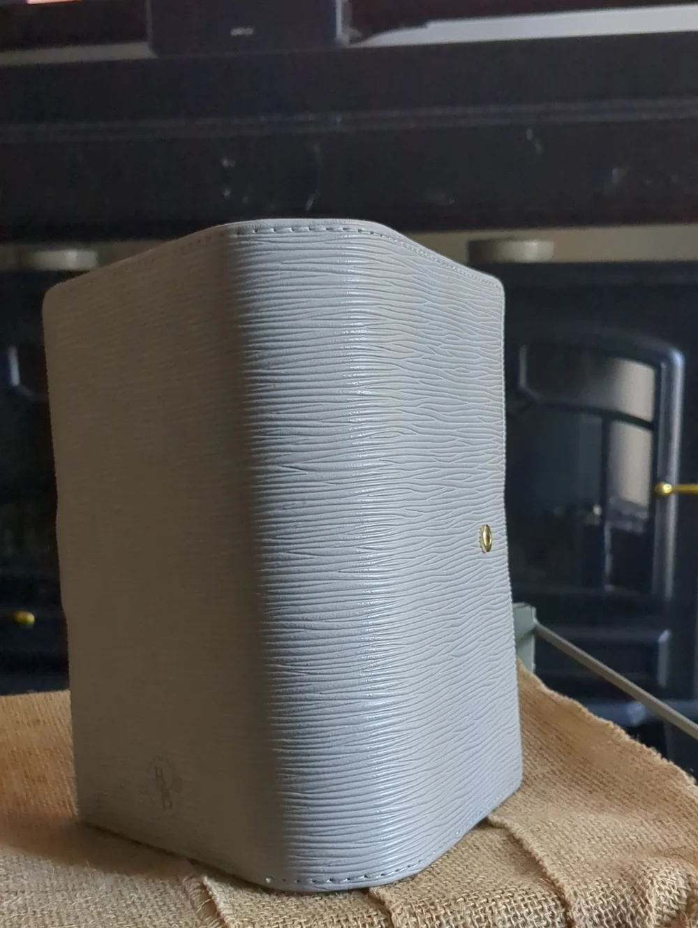 A6 Light Grey Binder With Gold Hardware